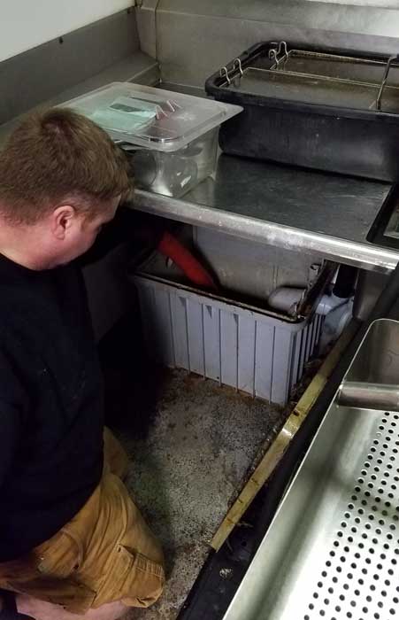 Cloudburst Recycling - Grease Trap being Cleaned- Portland OR Cloudburst Recycling - Grease Trap being Cleaned- Portland OR