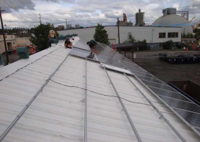 Cloudburst Recycling -Grease Trap cleaning & oil recycling Solar Panels on Facility Portland OR
